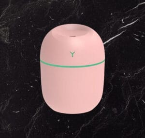 Umidificador de Ar Portátil Ultrassônico USB LED 220ml (Rosa)