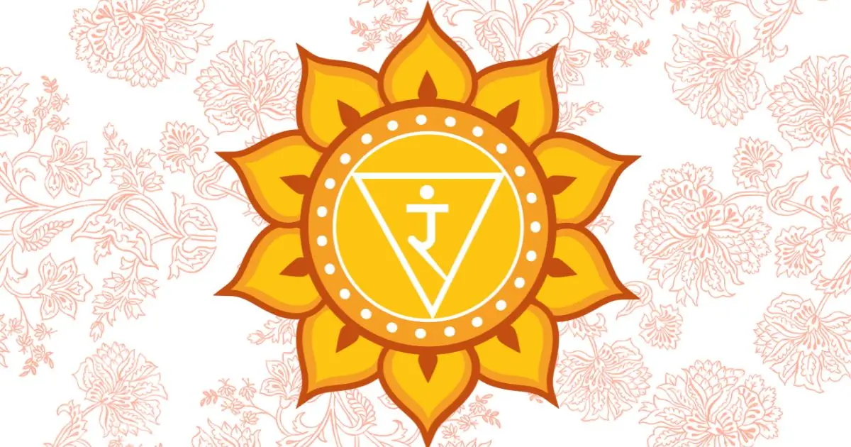 ilustração do chakra plexo solar