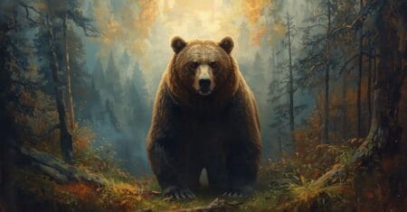 Urso Animal de Poder: Significado, Mensagem e Como Invocar Força